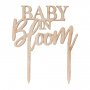 Cake topper - Tr - Baby in bloom