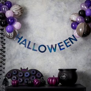 Girlang med ballonger - Halloween - Let's get Batty