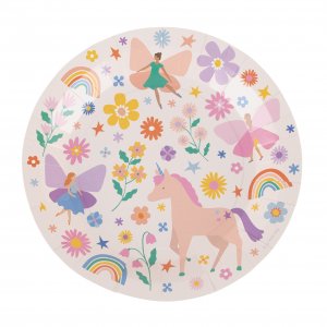 Papptallrik - Enchanted Unicorn - 8-pack