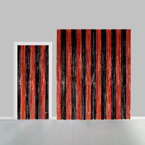 Draperi - Svart/Orange - 100x240 cm Draperi - Svart/Orange - 100x240 cm