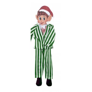 Nissetillbehr - Elf on the Shelf - Pyjamas - Grn/Vit