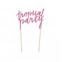 Cake topper Tropical