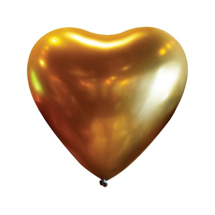50 pack Ballonger Hjärtan Guld – Fyndhörnan