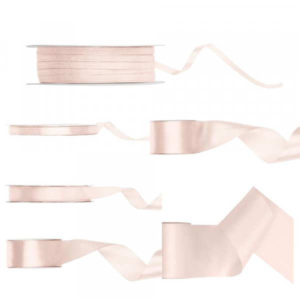 Satinband - Off-White - 25 meter