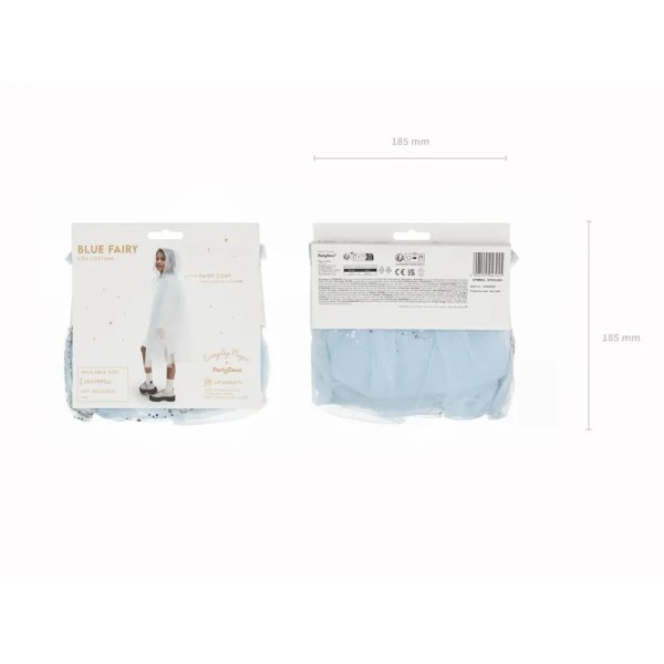 �lva cape - Bl� - Maskeraddr�kt - One-size