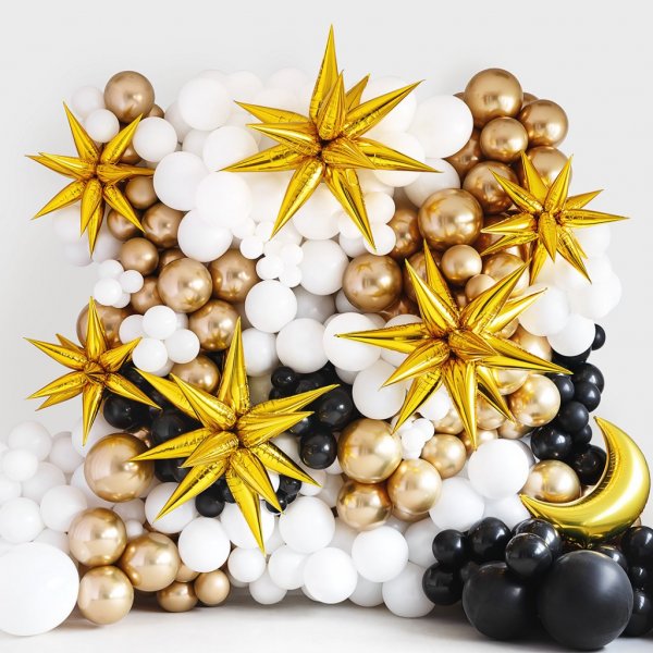 Folieballong - 3D stjärna - 95cm Folieballong - 3D stjärna - 95cm