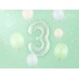 Sifferballong, pastellf�rgad gr�n 72cm - 3
