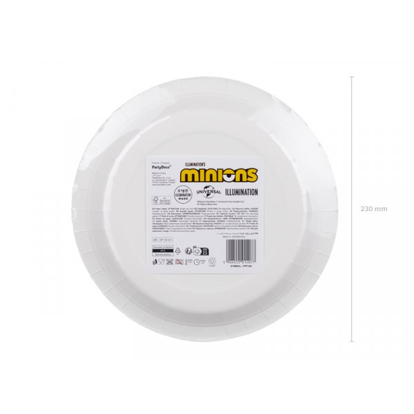 Papptallrikar Minions - Mix