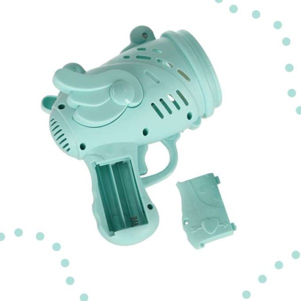 S�pbubbelpistol med bl� vingar 15,5 x 15 x 7,5 cm - Inkl. tillbeh�r