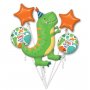 Ballongbukett Dinosaurie