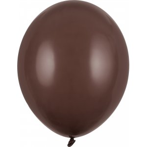Miniballonger Pastell - Premium 12 cm - Brun - 10-pack