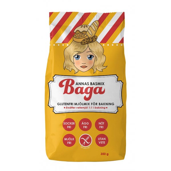 Annas Basmix - Baga - Glutenfri - Erstter vetemjl 1:1