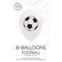 Ballonger - Fotboll - Vit - 30 cm - 8 st Ballonger - Fotboll - Vit - 30 cm - 8 st