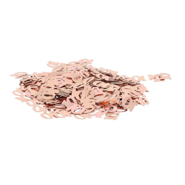 Konfetti 10 - Ros�guld - 1 cm