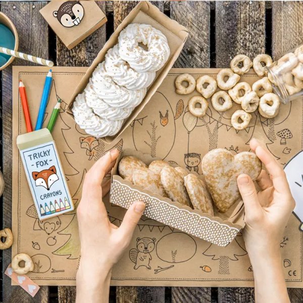 Treat tubs - Woodland - 6-pack