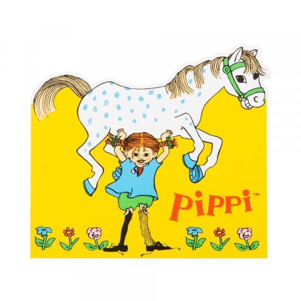 Inbjudningskort Pippi L�ngstrump, 8-pack