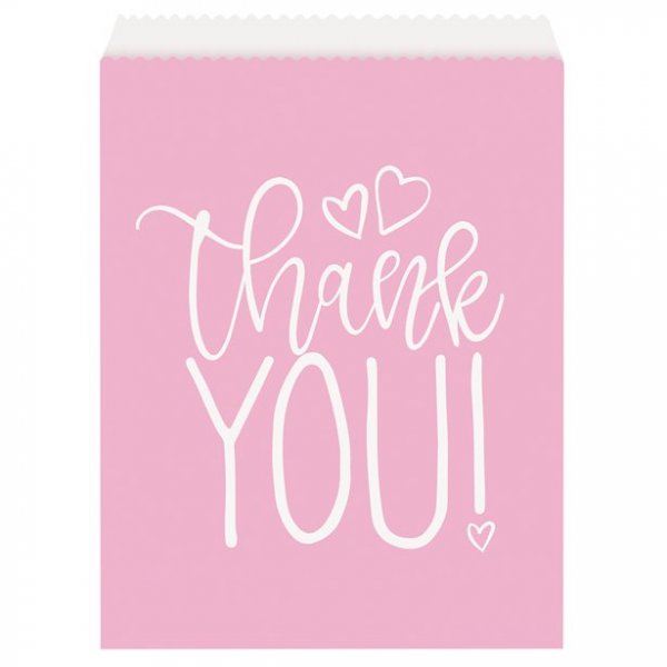 Godispsar - Baby Shower - Rosa Hjrtan - 8-pack