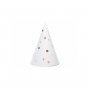 Partyhattar vita med Ros�