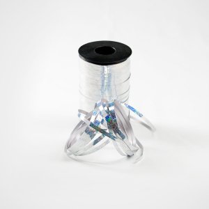 Ballongsnöre - Glitter - Silver - 500 m Ballongsnöre - Glitter - Silver - 500 m