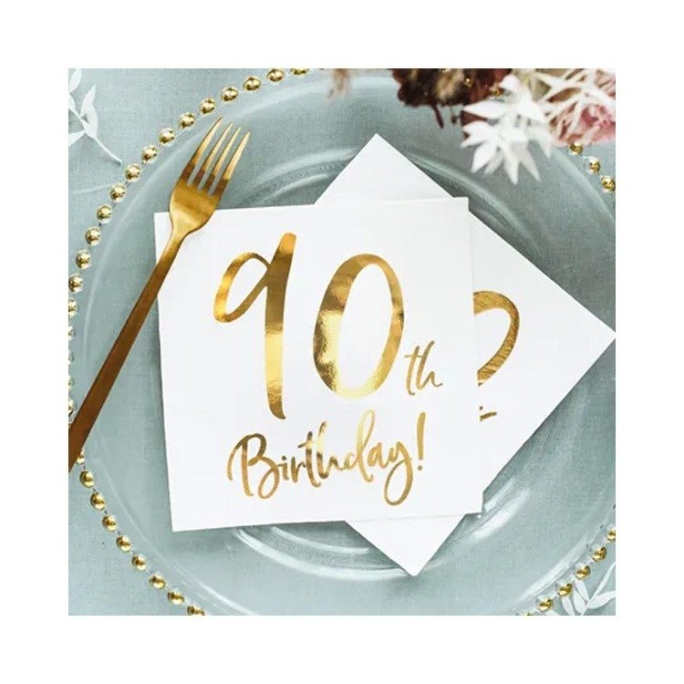 Servetter Vita 90 år - Fyndhörnan