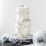 Trtdekorationer/Cake topper - Discokulor - 8 st