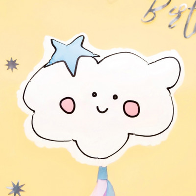 Folieballong - Happy cloud