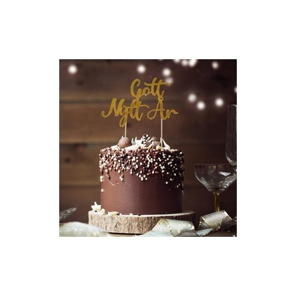Cake Topper Gott Nytt �r