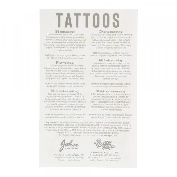 Tatueringar - Pippi L�ngstrump