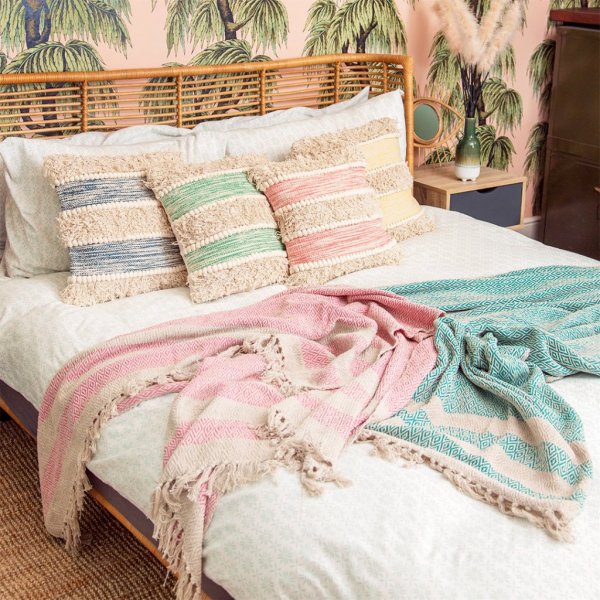 Kudde - Blue stripe Kudde - Blue stripe