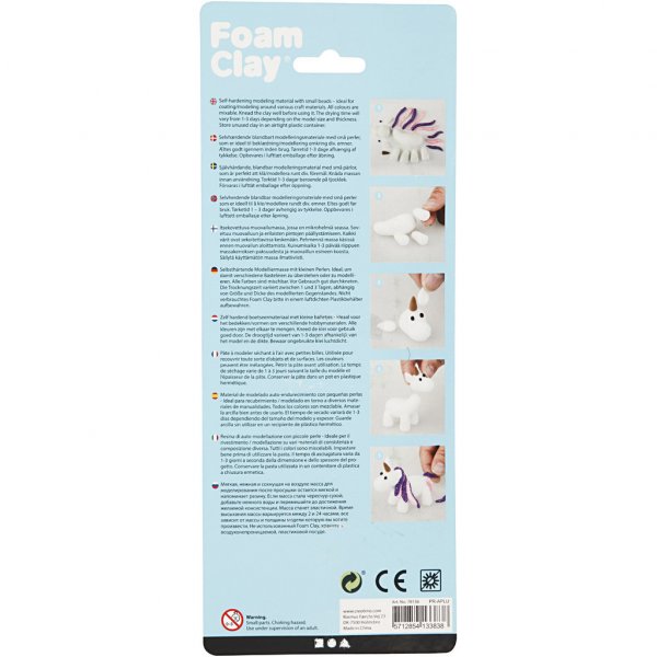 Foam Clay® - Vit/Rosa/Lila Mix - 3-pack Foam Clay® - Vit/Rosa/Lila Mix - 3-pack