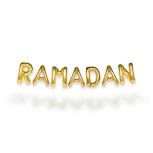 Ballonggirlang - RAMADAN - Guld 35 cm