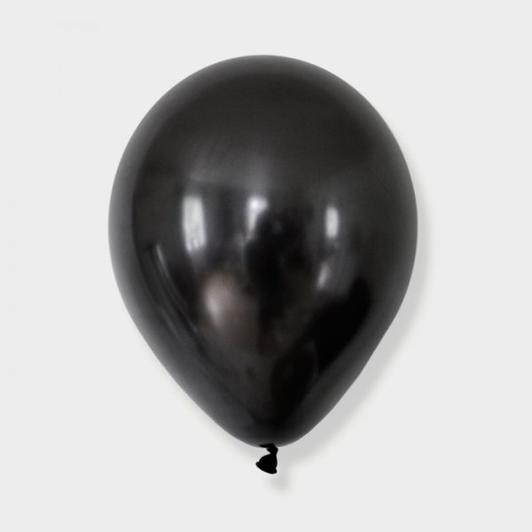Ballonger - Metallic - Svarta - 10-pack Ballonger - Metallic - Svarta - 10-pack