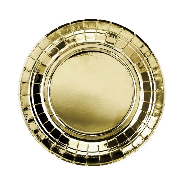 Desserttallrikar - Metallic - Guld - 6-pack Desserttallrikar - Metallic - Guld - 6-pack