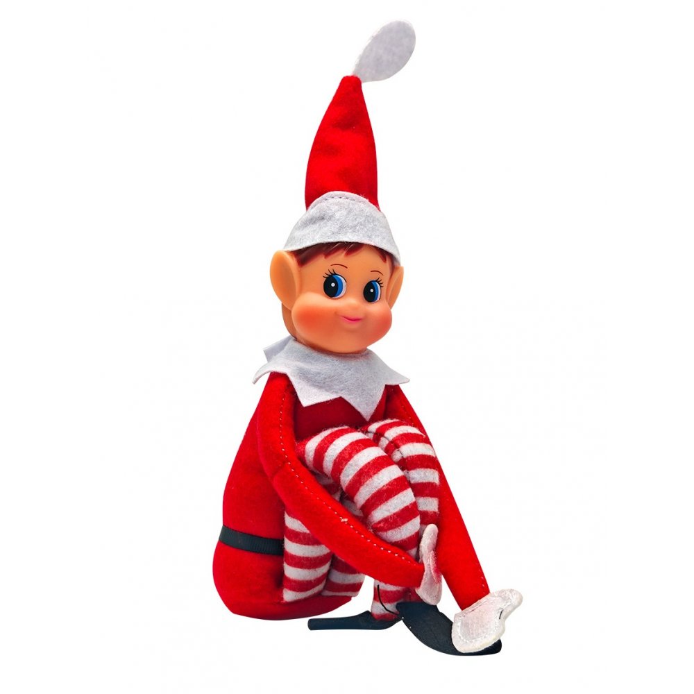 Elf on a shelf - 30cm - Röd - Nissa/Flicka - Nissar & Nissor, Nissehyss, Julartiklar