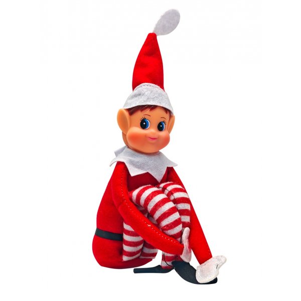 Elf on a shelf - 30cm - Röd - Nissa/Flicka Elf on a shelf - 30cm - Röd - Nissa/Flicka