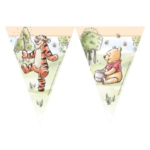 Flaggirlang - Nalle Puh Loves Nature - 9 flaggor