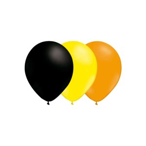 Ballonger - Mix - Svart/Ljusgul/Mandarin - 15-pack Ballonger - Mix - Svart/Ljusgul/Mandarin - 15-pack