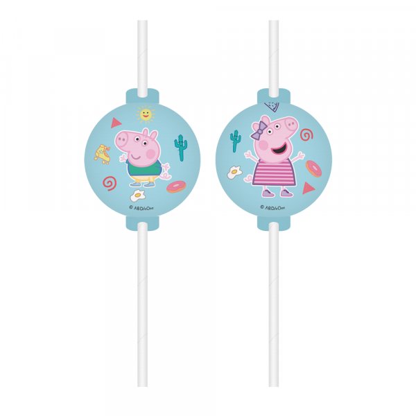 Sugr�r - �teranv�ndningsbara - Greta Gris - 4-pack