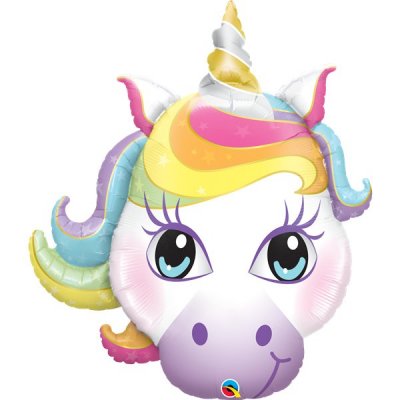 Folieballong - Magic Unicorn - Pastell
