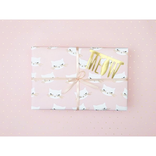 Presentpapper - Cat - 2-pack - 4 meter