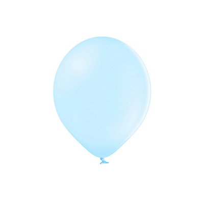 Miniballonger - Pastell - Premium 12 cm - Ljusbl - 10-pack