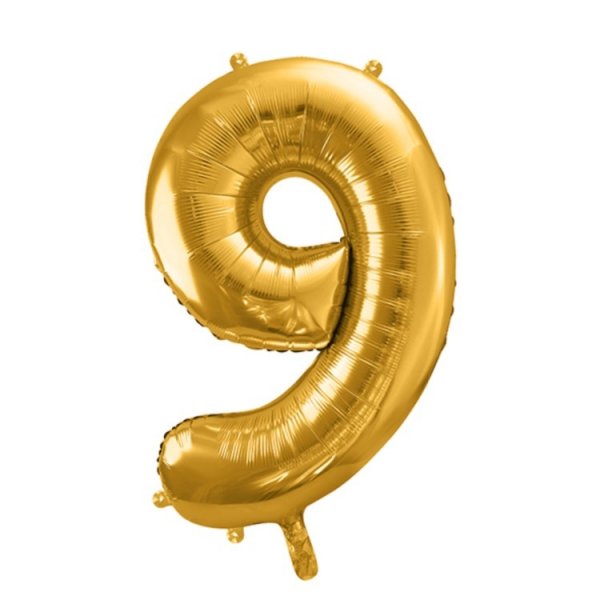 Sifferballonger Guld, 86 cm - nr 4