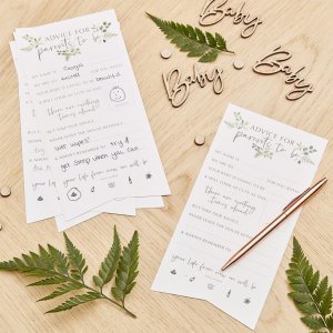 Advice cards - Botanical Baby - 10-pack