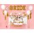 Ballonger - Bride to be - Clear/Rosa - 6-pack