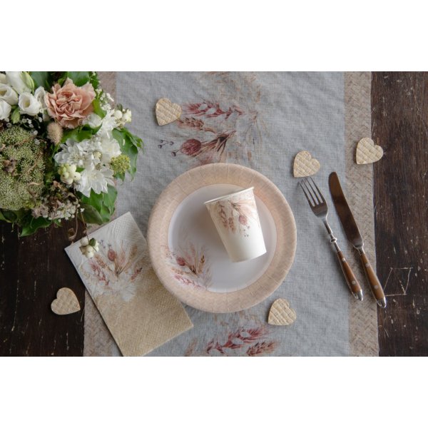 Papptallrikar - Boho Romance - 10-pack Papptallrikar - Boho Romance - 10-pack