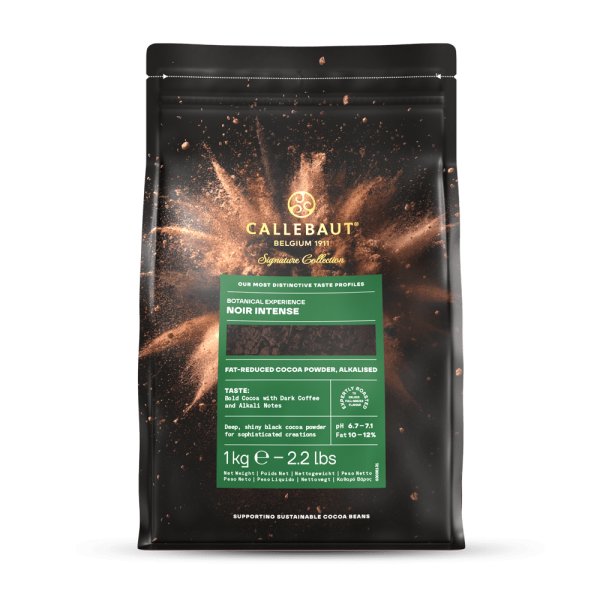 Callebaut Svart Kakaopulver Botanical Noir Intense 1kg
