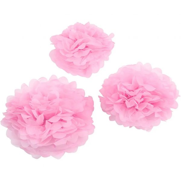 Pom pom - 3-pack - Babyrosa