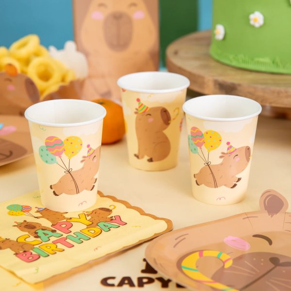 Pappmuggar - Capybara - 6-pack