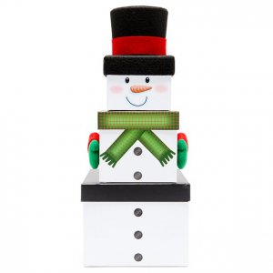Stapelbara presentaskar - Sn�gubbe - 3-pack