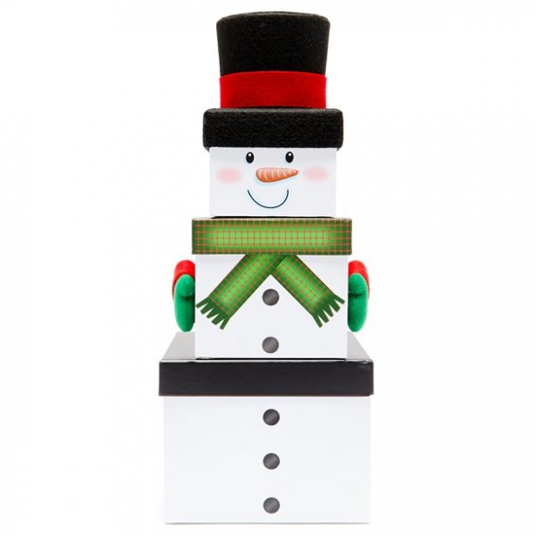 Stapelbara presentaskar - Sngubbe - 3-pack